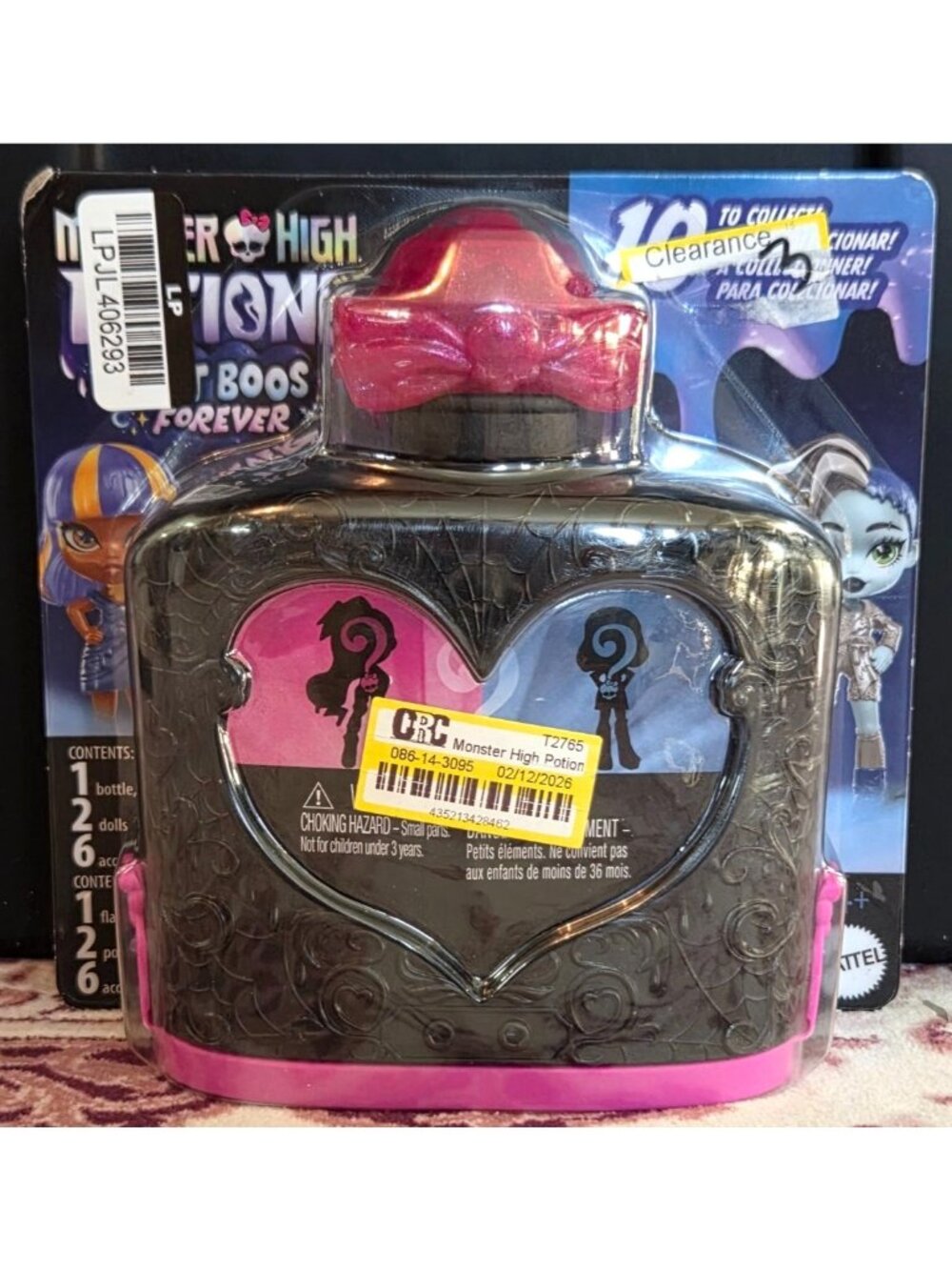 Monster High Potions Best Boos Forever Mini 6" Doll, Surprise Character Figures